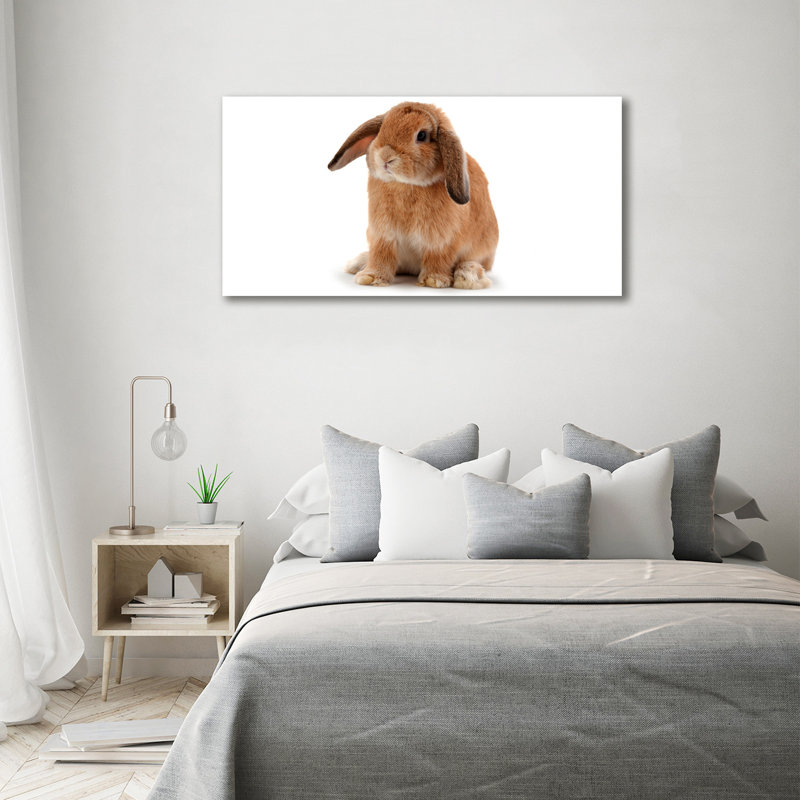 Red-Haired Rabbit - Wrapped Canvas Print