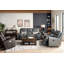 Apollo Power Leather Match Reclining Sofa with Power Headrest & Lumbar