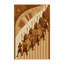 Tapis moelleux moelleux moelleux Art Deco Warriors de Dupras Odins en brun - reliure brun clair-1654569261