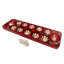 Felicidade, fleurs, batik, bois, jeu Mancala