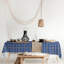Nappe en mélange de coton à carreaux-113065955