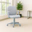 Chaise de bureau mobile Monochromatique en tissu à hauteur réglable et tension d'inclinaison-121681639