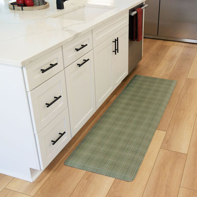 Happy Feet Holiday Woodland Plaid 22"x72" Anti-Fatigue Runner Mat