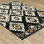 Tapis gris anthracite / ivoire Basurto Southwestern-1930283664