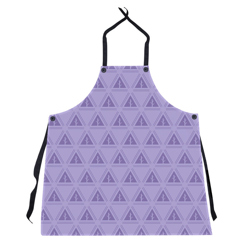 Tablier d’arbres minimaliste monochrome Barbra, Mauve