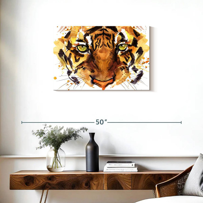 Tigre féroce Brampt, H 20 po x l 30 po