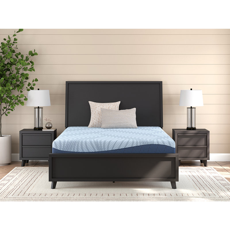 Matelas en mousse viscoélastique Serena, Très grand lit, 12", Blanc
