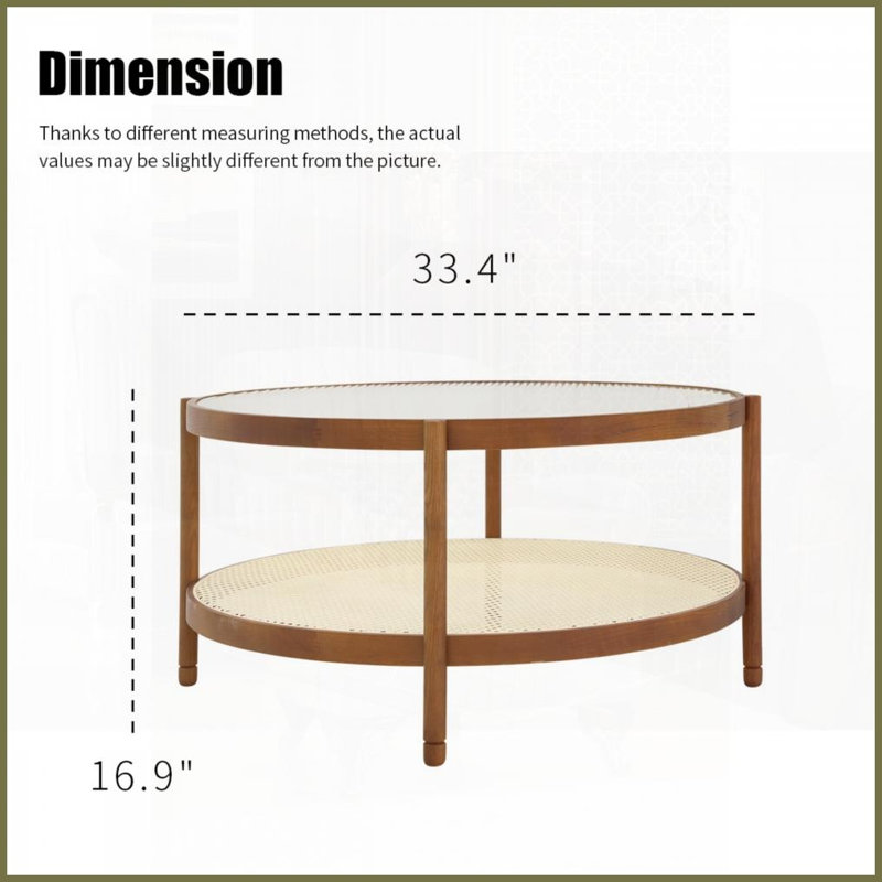 Table basse moderne en bois massif pour le salon, conception gigogne peu encombrante, assemblage facile en 10 minutes