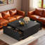 Table basse moderne carrée avec 4 tiroirs-680821963
