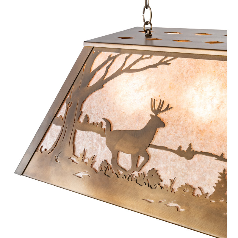 Rustic Lodge 6 - Light Pendant, Antique Copper