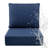 Outdoor Chair Cushions 2-Piece 22 X 21 + 22 X 24 In. Deep Seat And Backrest Cushion Set For Patio Furniture-696395689