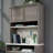 Hutch With Craft Storage, Brown Finish