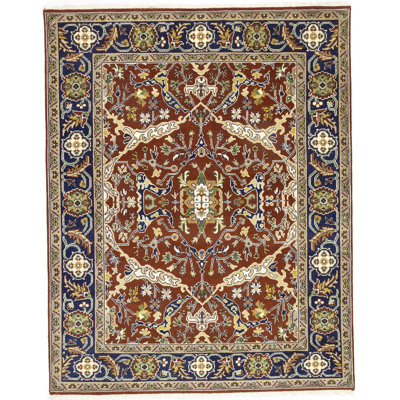 Tapis rouille Oushak Chobi
