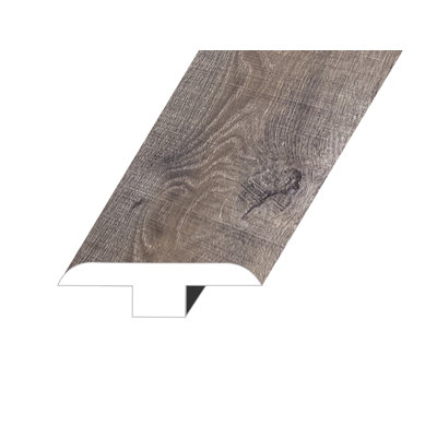 Moulure en T Zephyr vinyle 0,5 po d'épaisseur x 1,8 po de largeur x 94,5 po de longueur