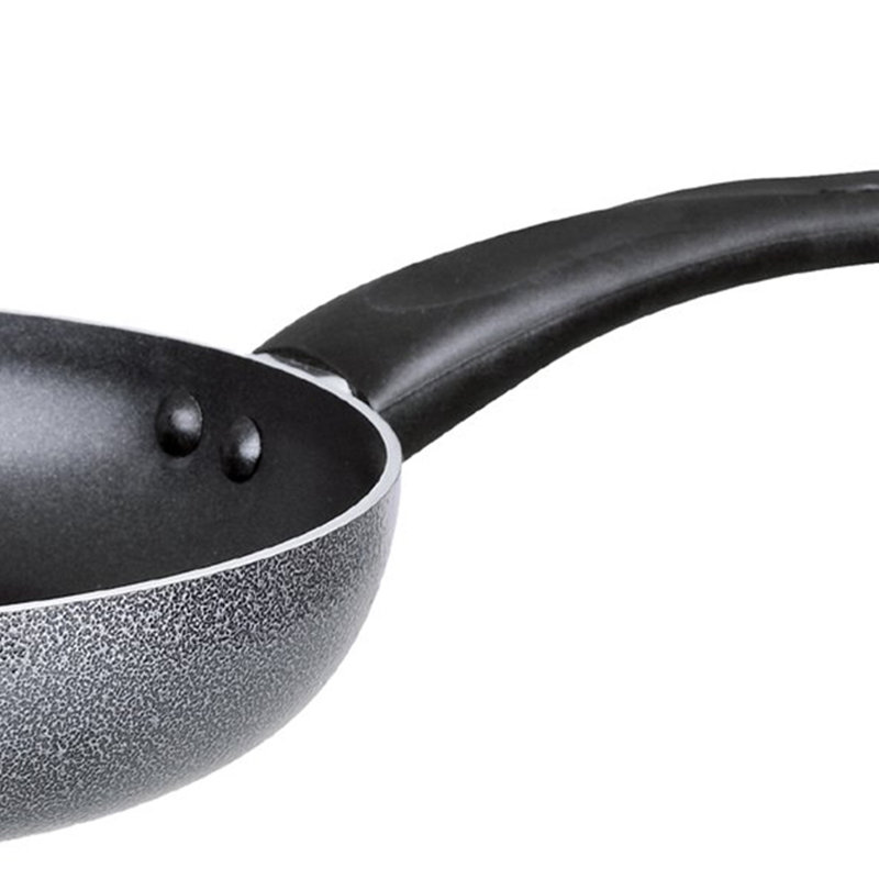 Brentwood Wok aluminium antiadhésif 13 po gris, H 4 po x l 13 po x L 22,5 po
