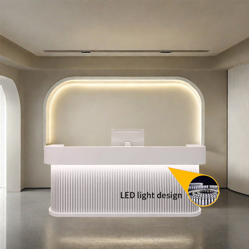 Multifunctional Computer Desk, Front Desk Table, and Writing Desk – Stylish and Durable Design for Office or Commercial Use