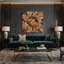 Toile hawaïenne tapa brune, art mural-237999780