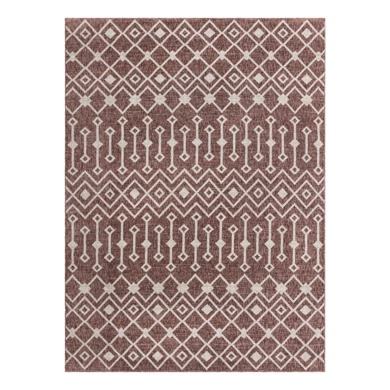 Barnkine Geometric Indoor Rug, Rectangle 7'10" x 10'