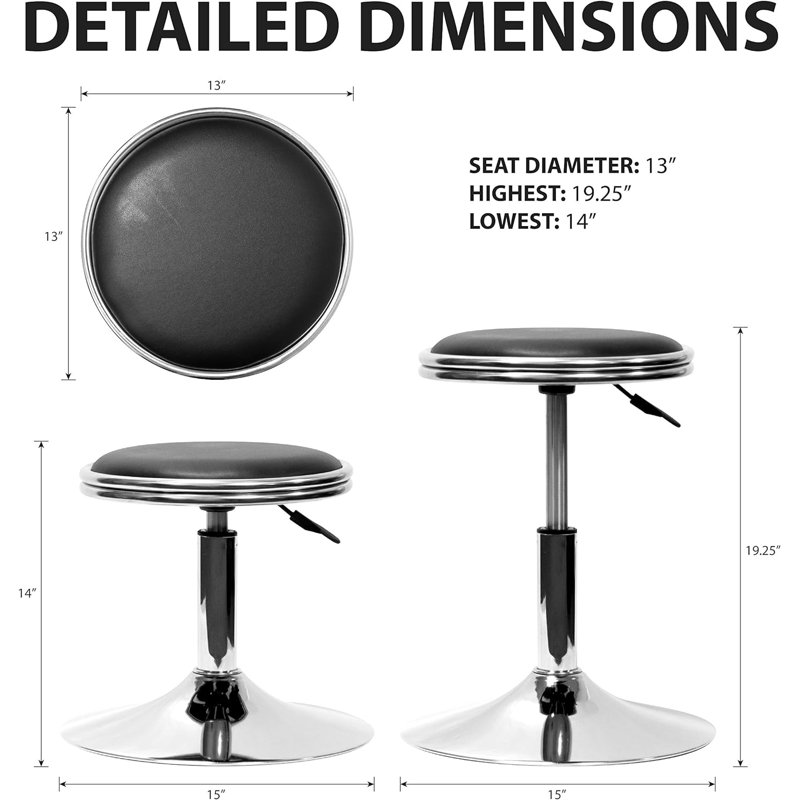 Jacolyn Steel Accent Stool