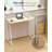Sturdy Oak Folding Desk For Small Spaces - 31.5" Foldable Writing Computer Desk