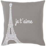 Motto Cotton Pillow Cover