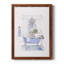 «Sketchy Bath I», peinture sur toile encadrée-424474140-424474141