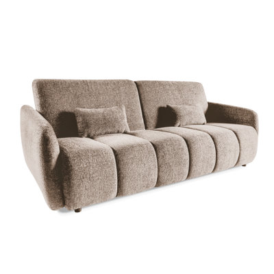 3 Seater Chenille Sofa Bed