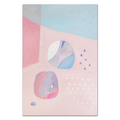 Abstraction 1 Piece Wrapped Canvas Painting