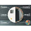 Huldar Glass Flat Wall Mirror