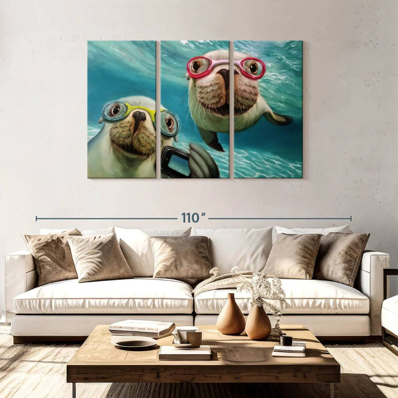 Brampt Underwater Selfie, 48" H x 74" W