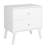 Breux 24.75'' W Nightstand, Mid-Century Modern 2 Drawer Nightstand, Bedside Table, Contemporary Bedroom Furniture, 24.75"W x 25"H x 16"D, White-1172476694