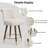 Swivel 24.00'' Counter Stool, Counter Height Bar Stools, 360°Swivel Upholstered Barstools with Back and Footrest for Kitchen Island, Solid Wood Legs-98346406