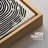 " Yellow Color Block And Fingerprint Shape Geometric "