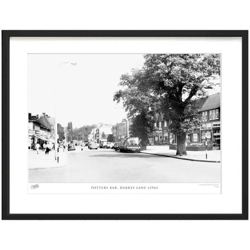 Potters Bar, Darkes Lane C1965 by Francis Frith - Single Picture Frame Print, 45cm H x 60cm W x 2.3cm D