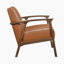 Fauteuil d'appoint Cranbury 27,5 po Mid-Century Modern