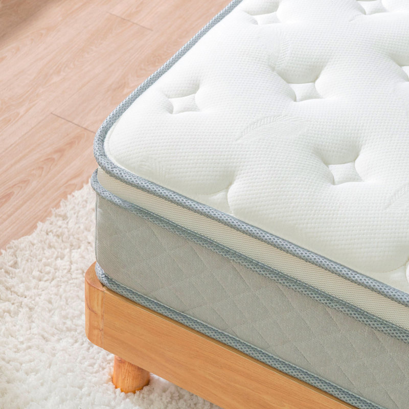 Matelas hybride à ressorts ensachés 12 pouces, 12", Grand lit
