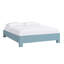Silas King Platform Bed, Light Blue-454911012-454911017