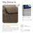 Cambelle Swivel Weather Resistant PE Wicker Barrel Chair and Ottoman Set-373351365-373351370