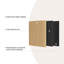 60cm Reclaimed Wood Wall Paneling (4 pack)-845215265