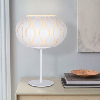 Lampe de table 20,47 po Sandy White