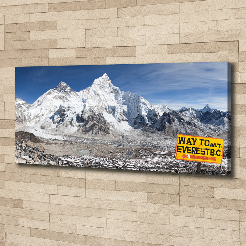 Mount Everest - Wrapped Canvas Print