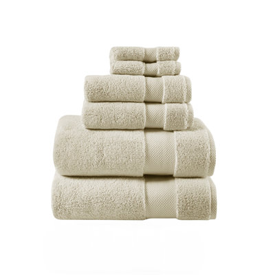 1000Gsm 100% Cotton 6 Piece Towel Set