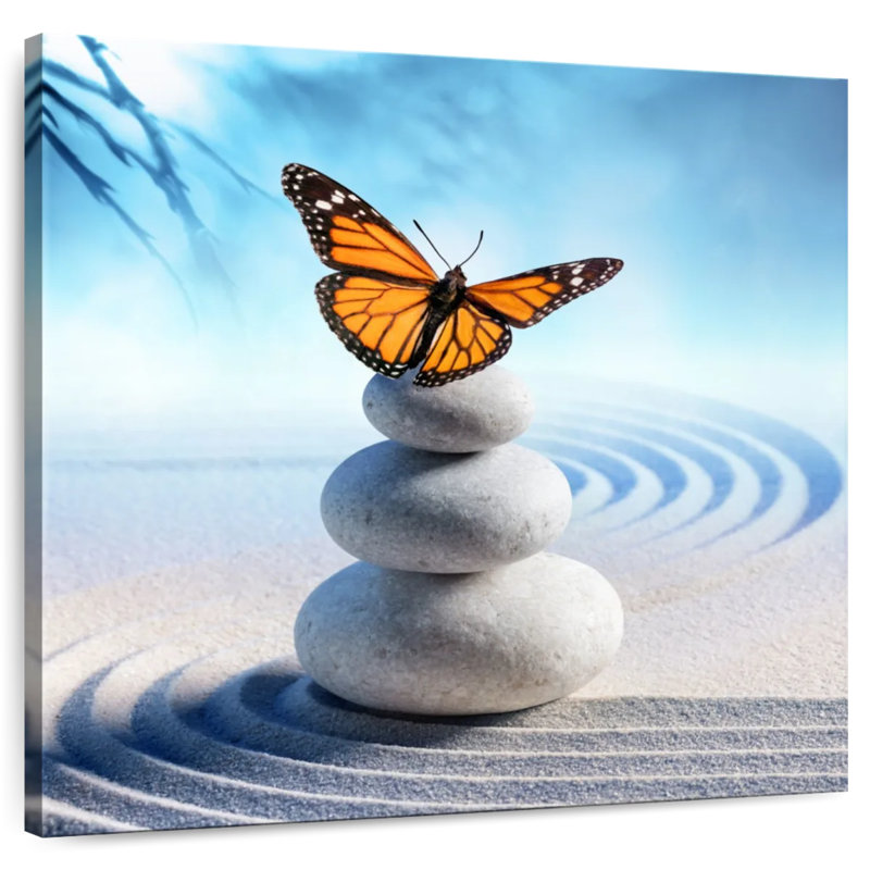 Crowle Zen Garden Orange Butterfly