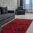 Monseratt One-of-a-Kind 4'1" X 6'5" New Age Wool Area Rug in Red
