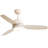 Norbu 47" 3-ABS-Blade Modern Indoor/Outdoor Ceiling Fan with Dimmable LED Lights, Remote Control-530572709