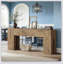 Table d'appoint rustique, console élégante en bois-1267049413
