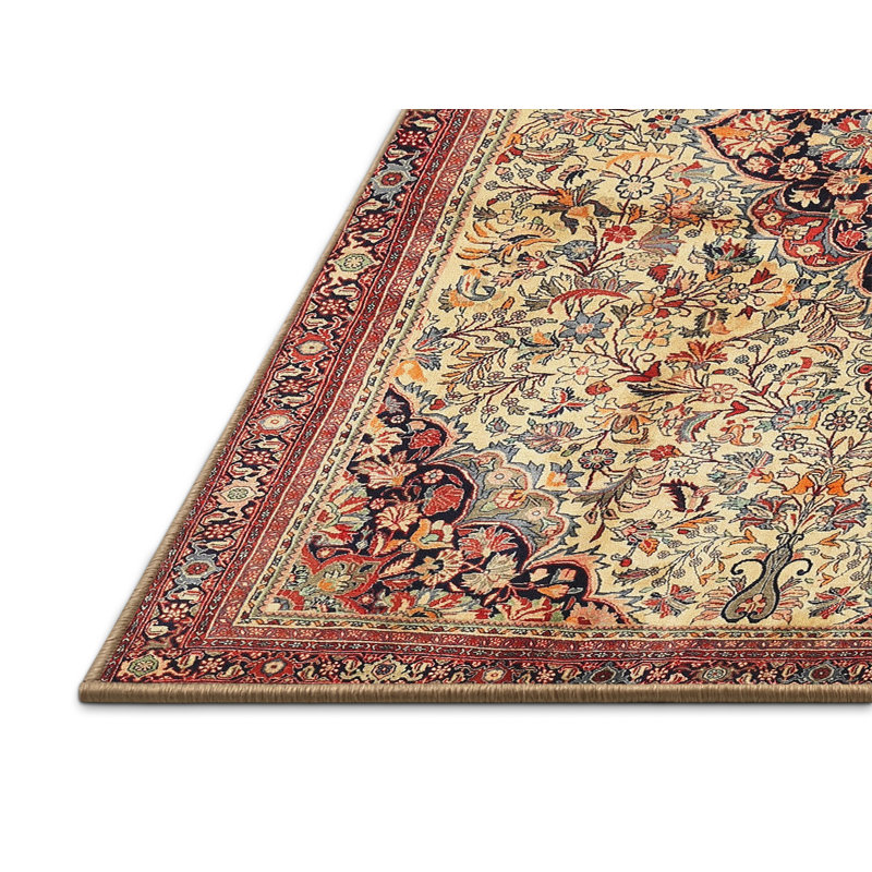 Tapis oriental beige, Rectangle 5 pi x 7 pi