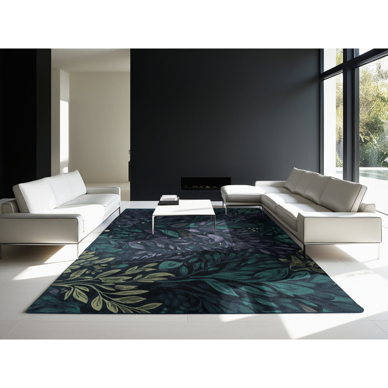 Verdant Horizon Rug, Round 5'