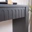 Console 59,2 po, 4 tiroirs, moderne pour vestibule - noir