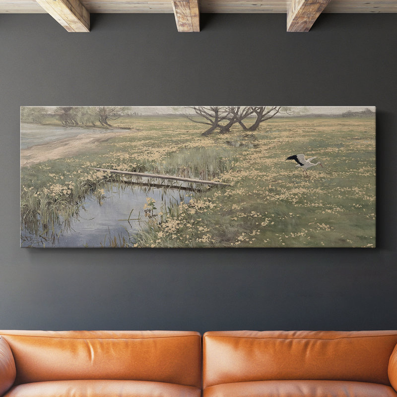 Série paysage - DCLX III - Toile tendue avec châssis - Prêt à accrocher, H 20 po x l 50 po